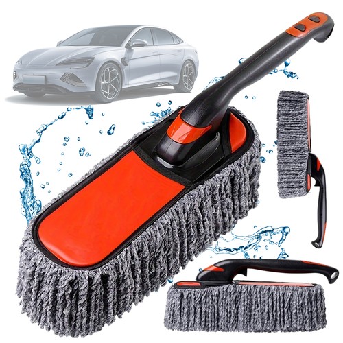 Telescopic car cleaning - car, brush