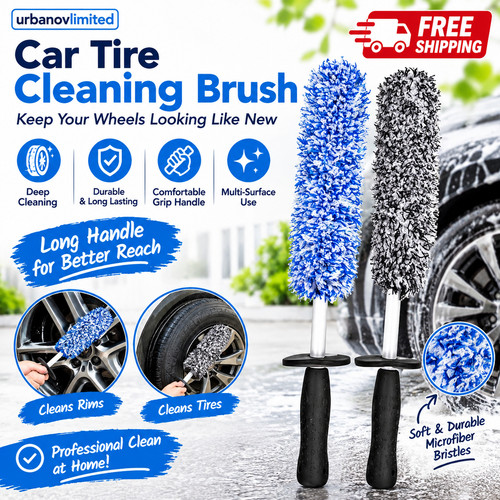 Car wheel cleaning brush plush - cleaning,