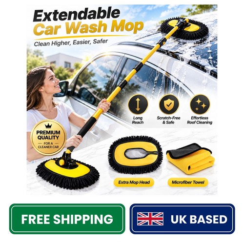 Telescopic car wash brush - telescopic,