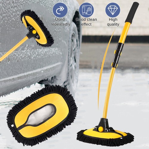 Curved car cleaning brush - 15°,