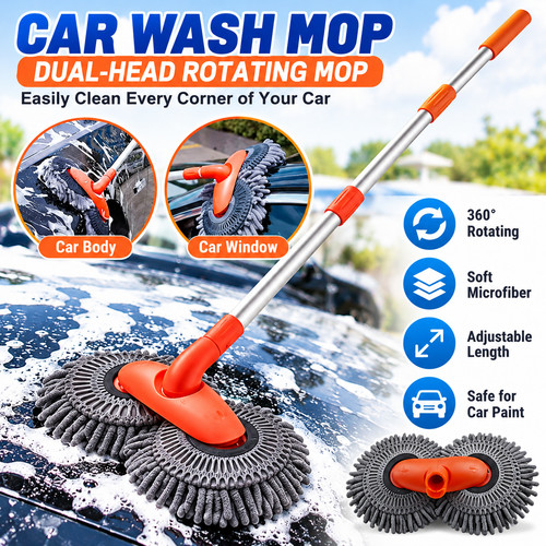 Microfiber mop wash kit - mop,