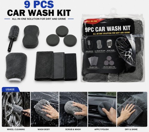 9pc car wash - 9pc, cleaning