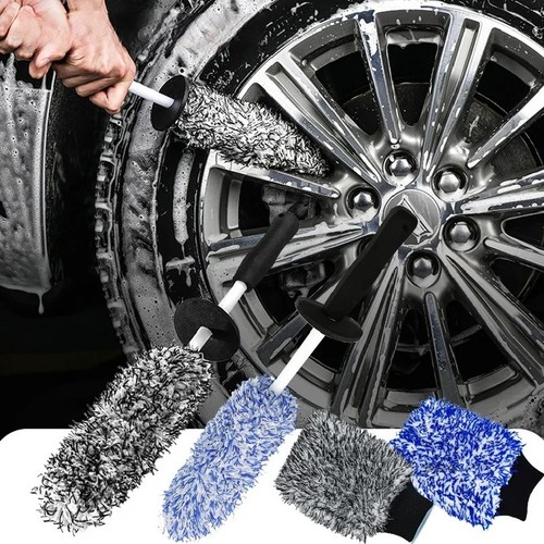 Microfibre alloy wheel woolly - microfibre,