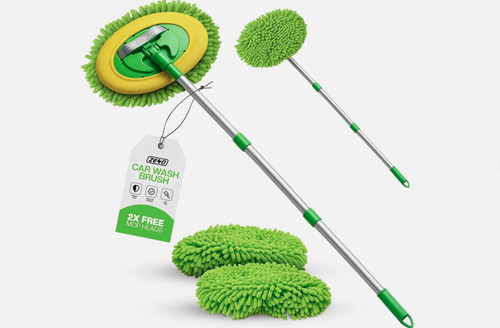 Telescopic car cleaning - cleaning, brush