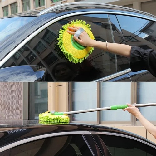 Telescopic car wash - car, mop