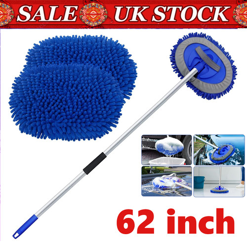 Telescopic car cleaning brush - car,