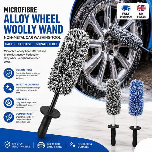 Microfibre alloy wheel woolly - wheel,