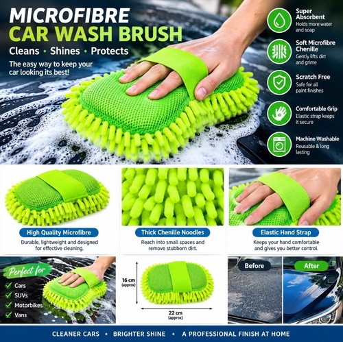 Microfiber car wash - wash, brush