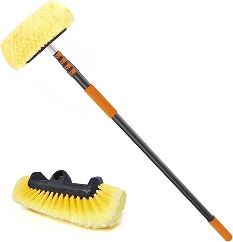 Telescopic car wash brush - telescopic,