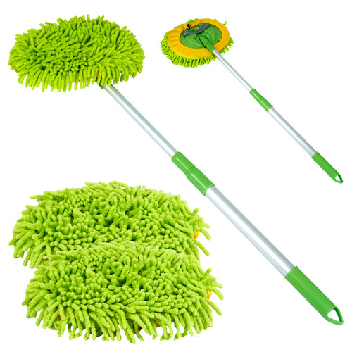 Telescopic car cleaning - cleaning, brush