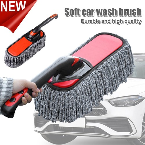 Telescopic car cleaning brush - telescopic,