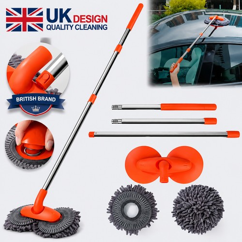Telescopic car cleaning brush - telescopic,