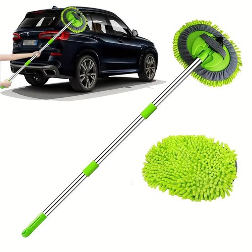 Telescopic car cleaning brush - cleaning,