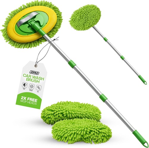 Telescopic car cleaning brush - telescopic,
