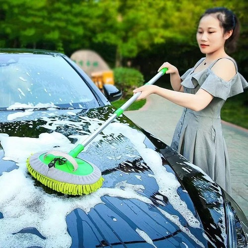 Telescopic car cleaning - cleaning, brush