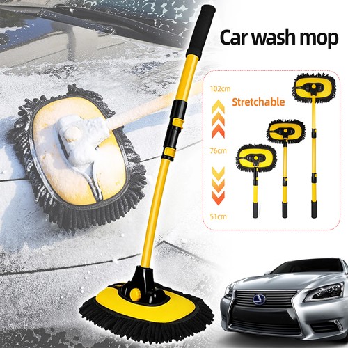 Telescopic car cleaning brush - telescopic,
