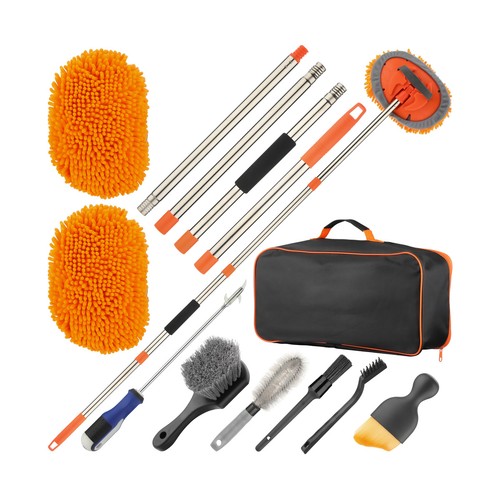 Telescopic car cleaning - telescopic, brush