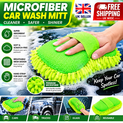 Car wash microfibre sponge - wash,
