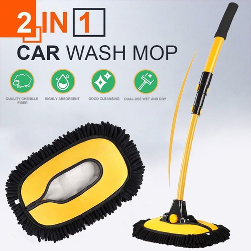 Extendable car wash brush - car, mop