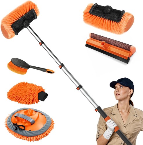 Telescopic car wash brush - telescopic,