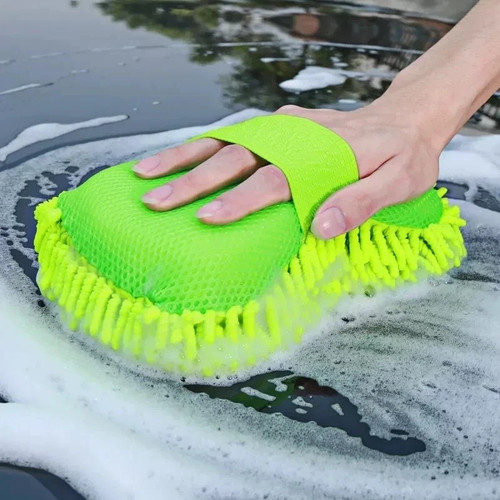 Microfiber car washer - microfiber, sponge