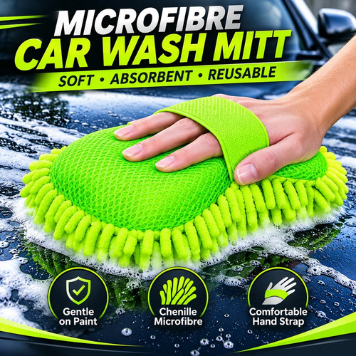 Microfiber car washer sponge - microfiber,
